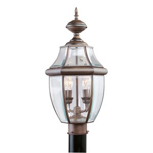 Gullette Imperial Bronze Outdoor Post Lantern