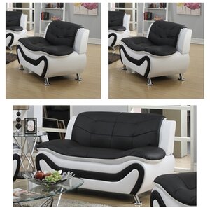 Machelle 3 Piece Living Room Set