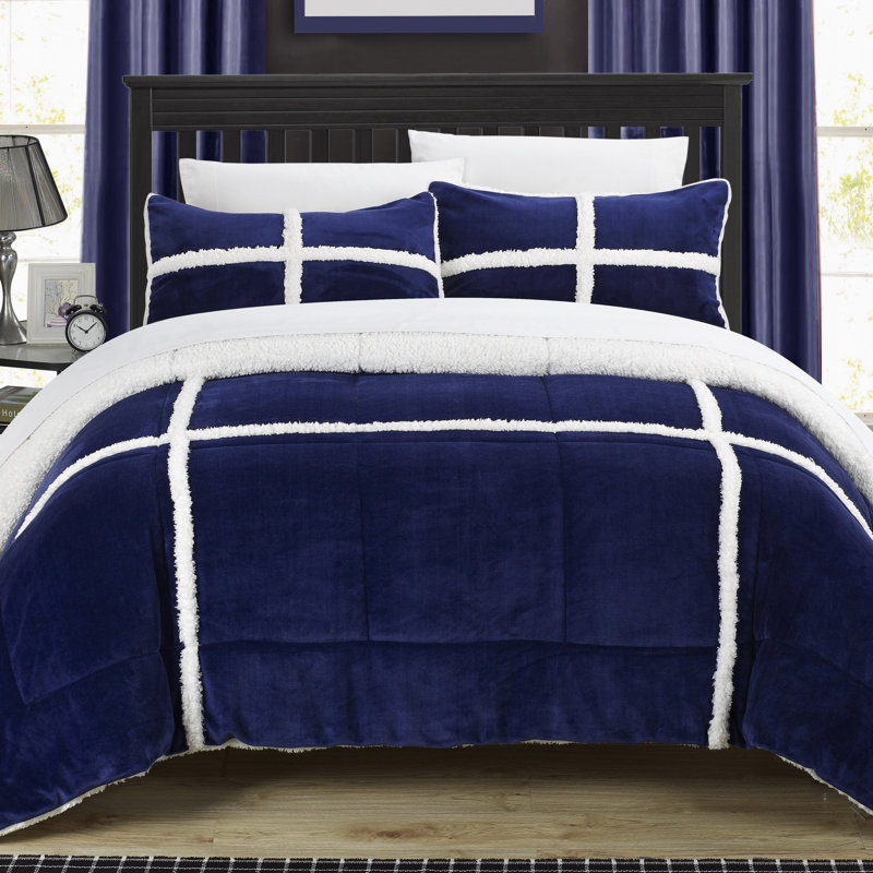 Chic Home Chloe Sherpa Comforter Set & Reviews Wayfair