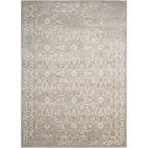 Angelique Gray and Ivory Area Rug