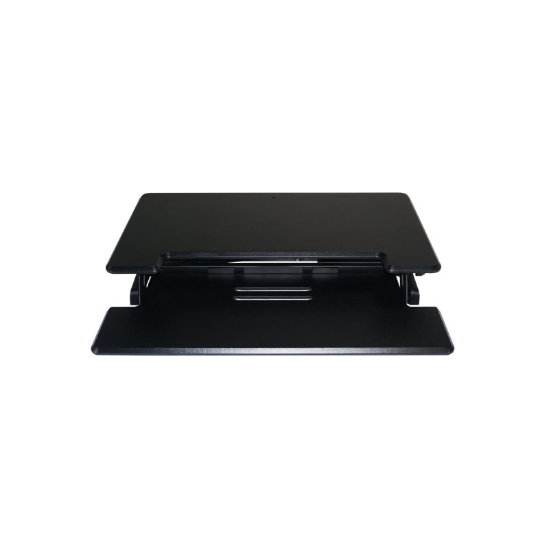 Symple Stuff Brant Compact Height Adjule Standing Desk With Brant Compact Height Adjule Standing Desk With Keyboard Tray