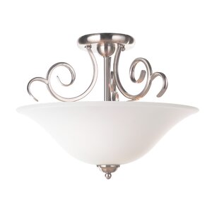 Hollingshead 3-Light Semi-Flush Mount