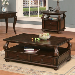 espresso coffee table sets you'll love | wayfair espresso coffee table sets you'll love | wayfair