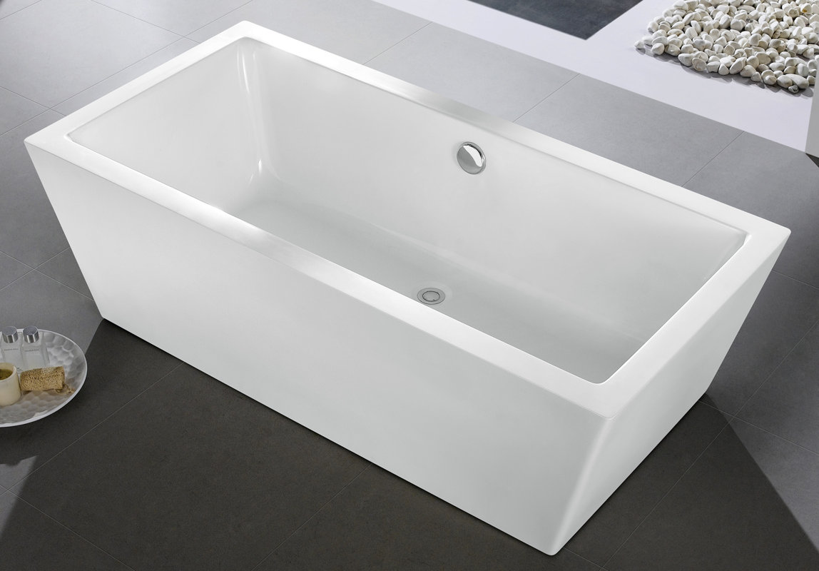 Eviva Rachel 60" x 31" Freestanding Bathtub & Reviews Wayfair.ca