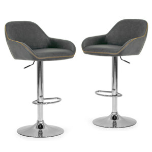 Alan Adjustable Height Swivel Bar Stoo..