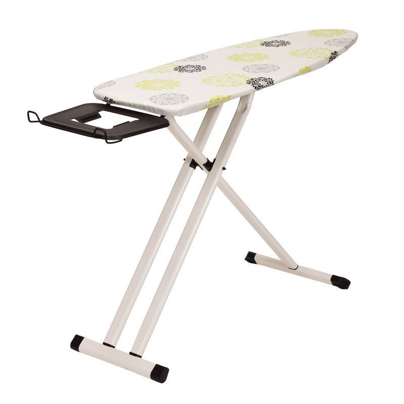 Household Essentials Wide Top Freestanding Ironing Board with Iron Rest