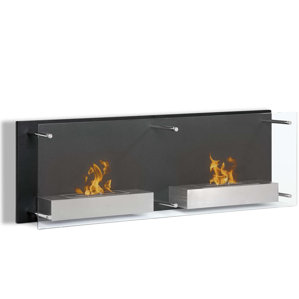 Brewerytown Wall Mount Ethanol Fireplace by Brayden Studio