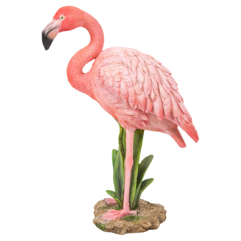 Hi-Line Gift Ltd. Flamingo Standing Statue & Reviews | Wayfair
