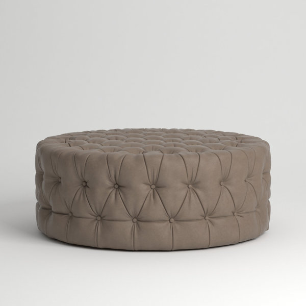 DwellStudio Leather Ottoman & Reviews Wayfair