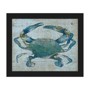 'Crab' Framed Graphic Art