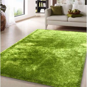 Amore Hand-Tufted Lime Green Area Rug