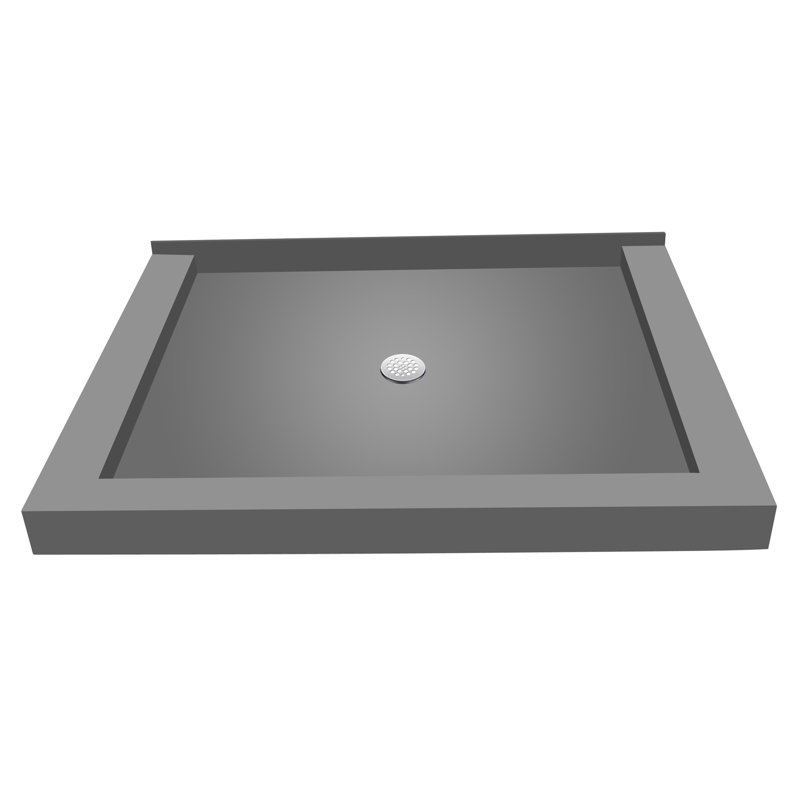 Tile Redi 60" x 36" Triple Threshold Shower Base with Drain Plate Wayfair