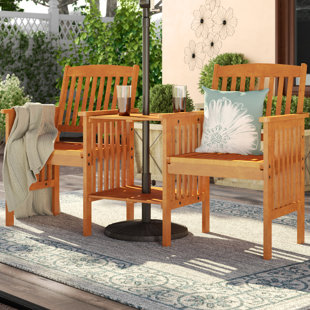 Outdoor Tete A Wayfair Cadsden Tete A Bench