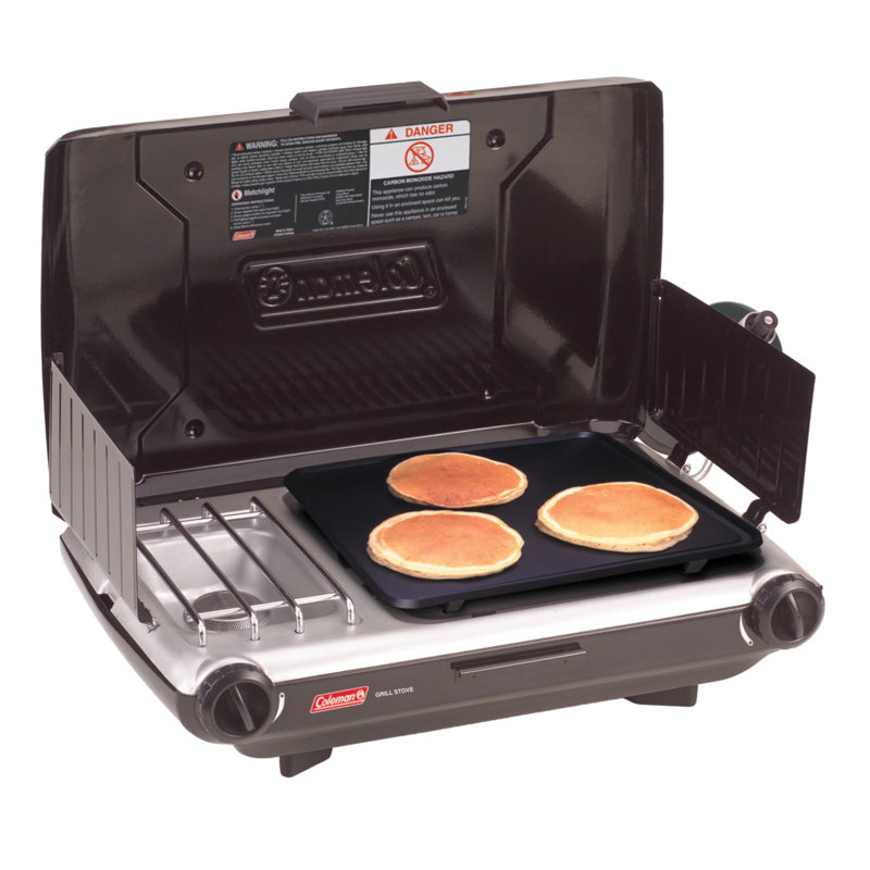 Coleman PerfectFlow Portable 2Burner Propane Grill and Stove Combo