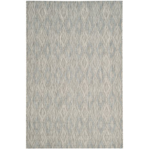 Lefferts Geometric Gray Indoor/Outdoor Area Rug