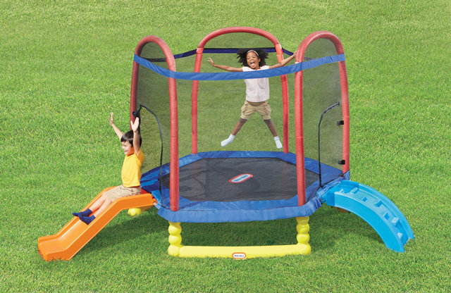 Little Tikes 7 Climb N Slide Trampoline With Safety