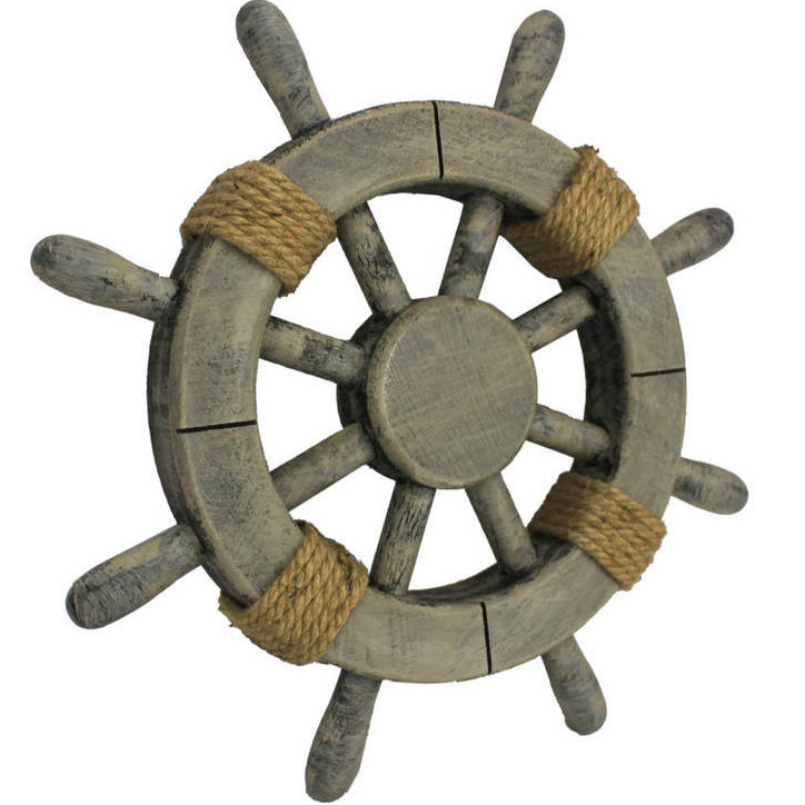 Handcrafted Nautical Decor Ship Wheel Wall Décor Reviews Wayfair Ship Wheel Wall Décor