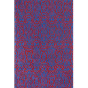 Isa Blue/Red Area Rug