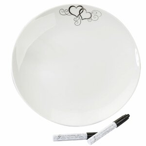 Round Signing Platter with 2 Pens