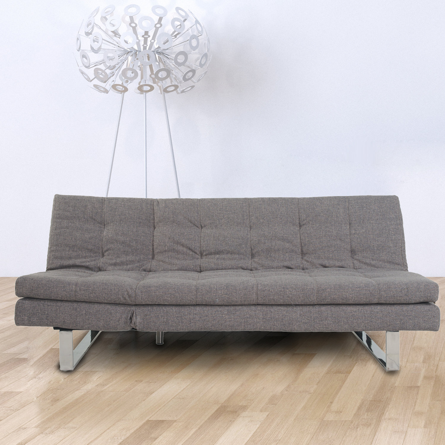 London Fabric Fiber Reclining Sofa Bed