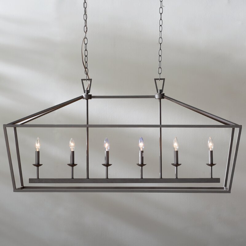 Laurel Foundry Modern Farmhouse Carmen 6-Light Geometric ...