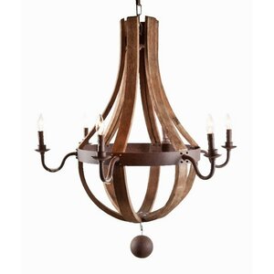 Jacobson 6-Light Candle-Style Chandelier