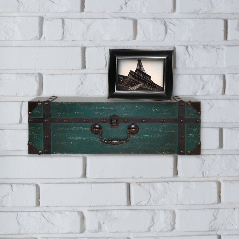 MCSIndustries Vintage Suitcase Wall Shelf & Reviews Wayfair