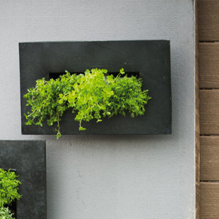 Wall Planters Vertical Gardens You Ll Love Wayfair Zinc 12 Pocket Metal Wall Planter