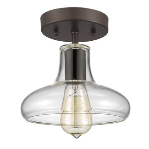 Bouvet 1-Light Semi Flush Mount