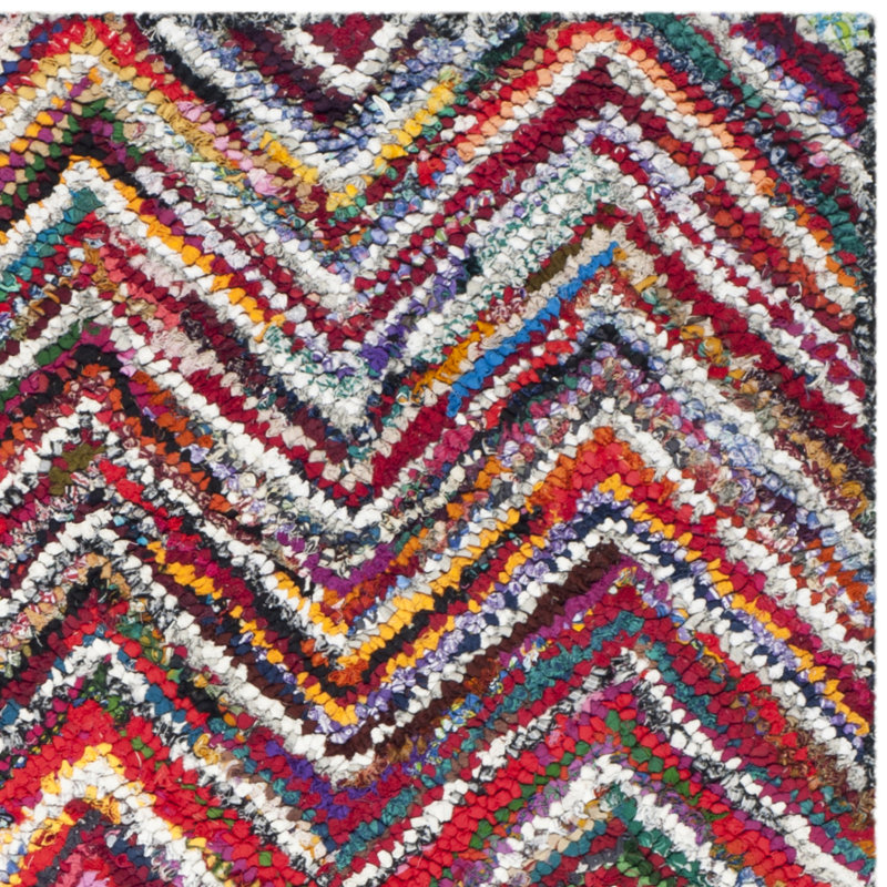 Safavieh Nantucket Hand Tufted Red/Blue/Purple Area Rug & Reviews