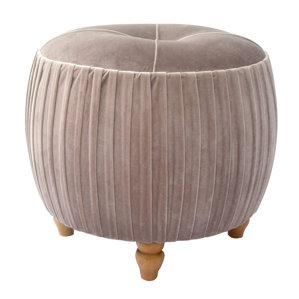 Caress Velvet Ottoman by Bungalow Rose
