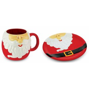 Santa's Mug and Plate Set