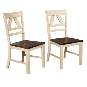 Fred Solid Wood Dining Chair (Set of 2) by Augus..