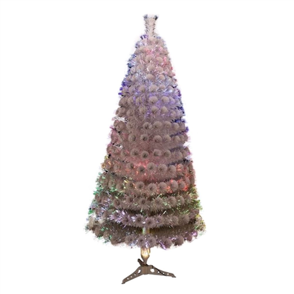 Pink Christmas Trees You Ll Love Wayfair Pink Purple Artificial Christmas Tree With 125 Multi Colored Lights