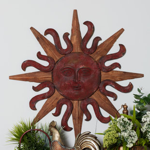 Celestial Wall Decor Wayfair Traditional Celestial Sun Wall Decor