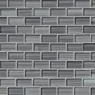 Brick Veneer Tile Wayfair Winter Brick 1 X 2 Gl Tile In Gray
