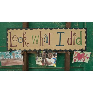 'Look What I Did' Bulletin Board