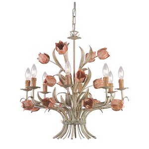 Destinie Traditional 8-Light Candle-Style Chandelier