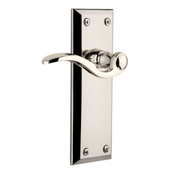 Grandeur 821874 Arc Plate Privacy with Georgetown Lever in Antique Pewter