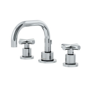 Dia Low Spout Widespread Standard Bathroom Faucet Double Cross Handle
