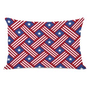 Patriot Pattern Lumbar Pillow