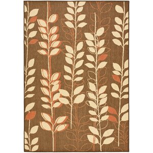 Laurel Brown Natural/Terracotta Rug