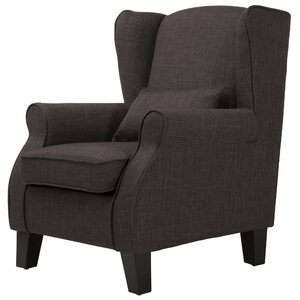 Schiller Solid Dobby Wingback Chair