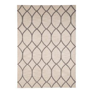 Barrera Hand-Tufted Ivory/Gray Area Rug