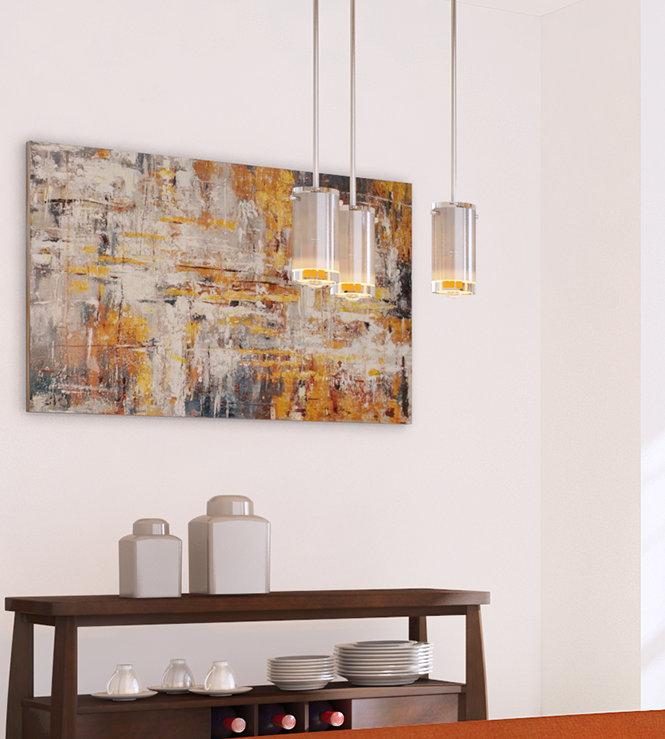 Mercury Row Wall Décor Metallic Painting Print on Wrapped Canvas