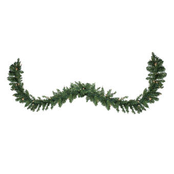 Vickerman 24-Inch Prelit Camdon Fir Wreath with 130 Tips and 50 clear Dura-Lit Indoor//Outdoor Lights Green A861025