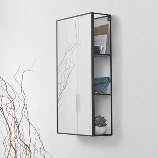 Mirrors With Shelves Drawers You Ll Love Wayfair Cubiko Bathroom Vanity Mirror