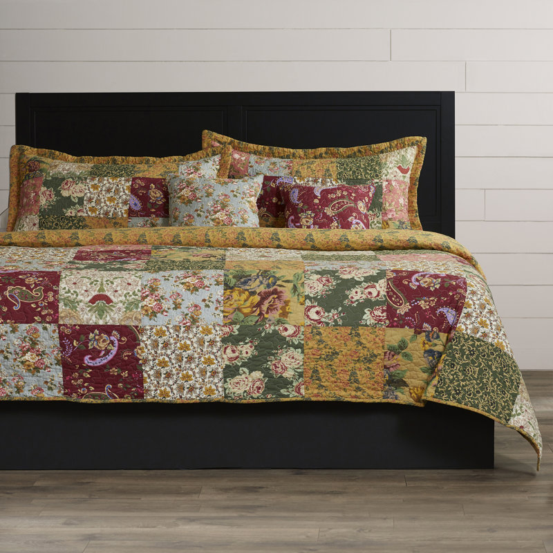 August Grove St. John Cotton Reversible Quilt Set & Reviews Wayfair
