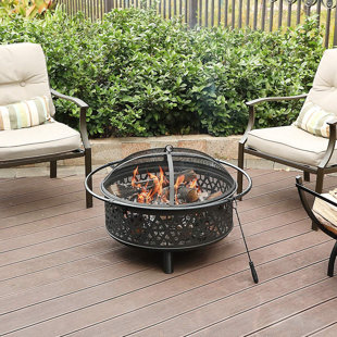 Charcoal Outdoor Fireplaces Fire Pits You Ll Love Wayfair