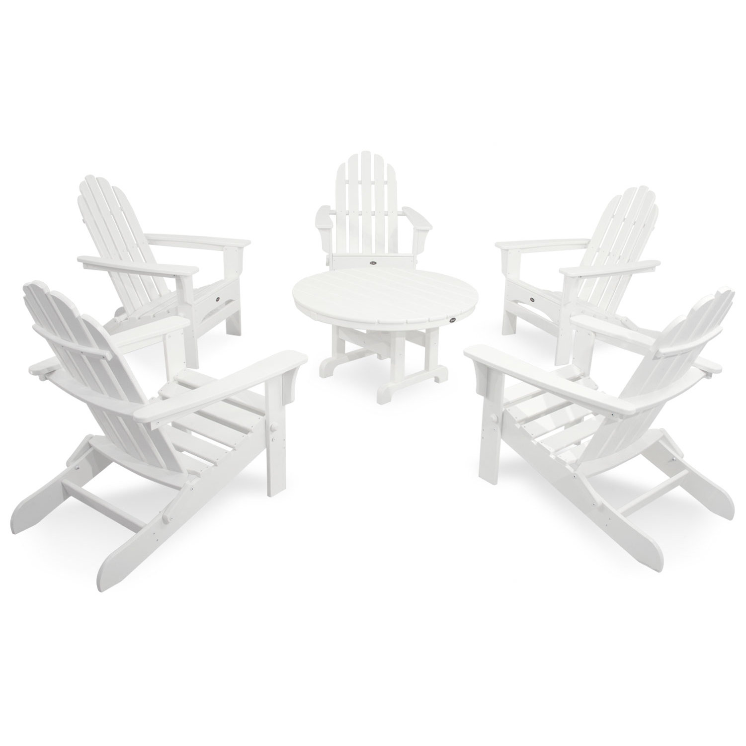 Trex Trex Outdoor Cape Cod 6 Piece Adirondack Seating Group & Reviews